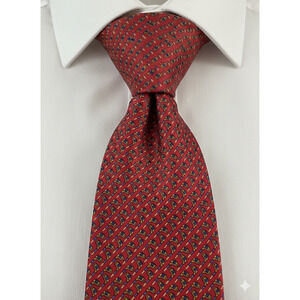 Jos. A. Bank Executive Collection red golf club silk tie - 59.5"